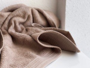 полотенце махровое imperial коричневое (48 × 80, коричневый)